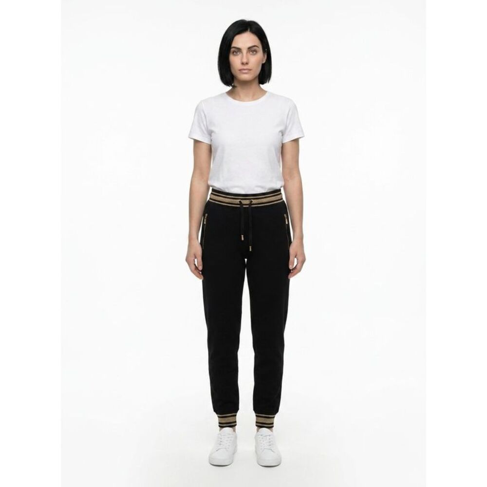Dolce & Gabbana Black Cotton Athletic Women's Pants